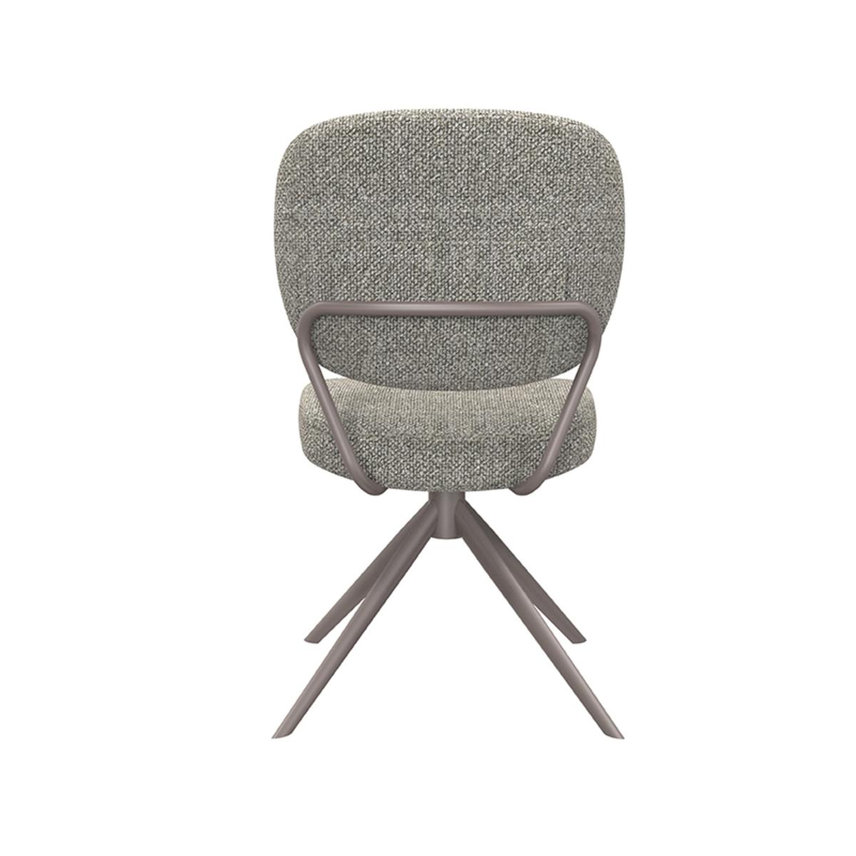  Eetkamerstoel Geneva - Truffel grijs - Boucle afbeelding 5