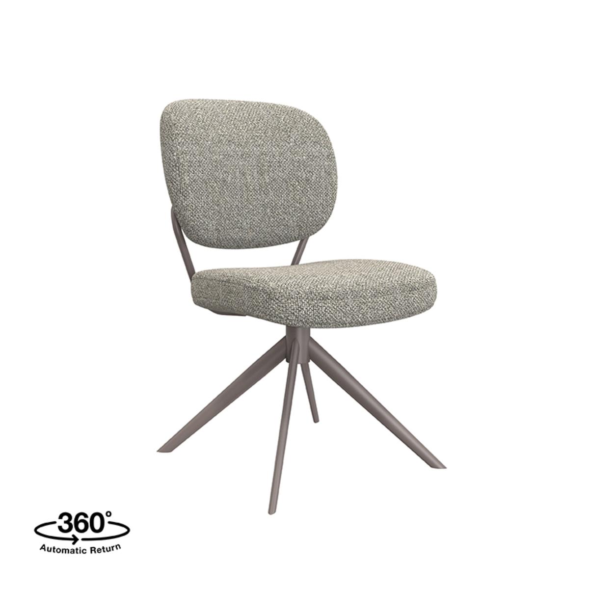  Eetkamerstoel Geneva - Truffel grijs - Boucle afbeelding 1