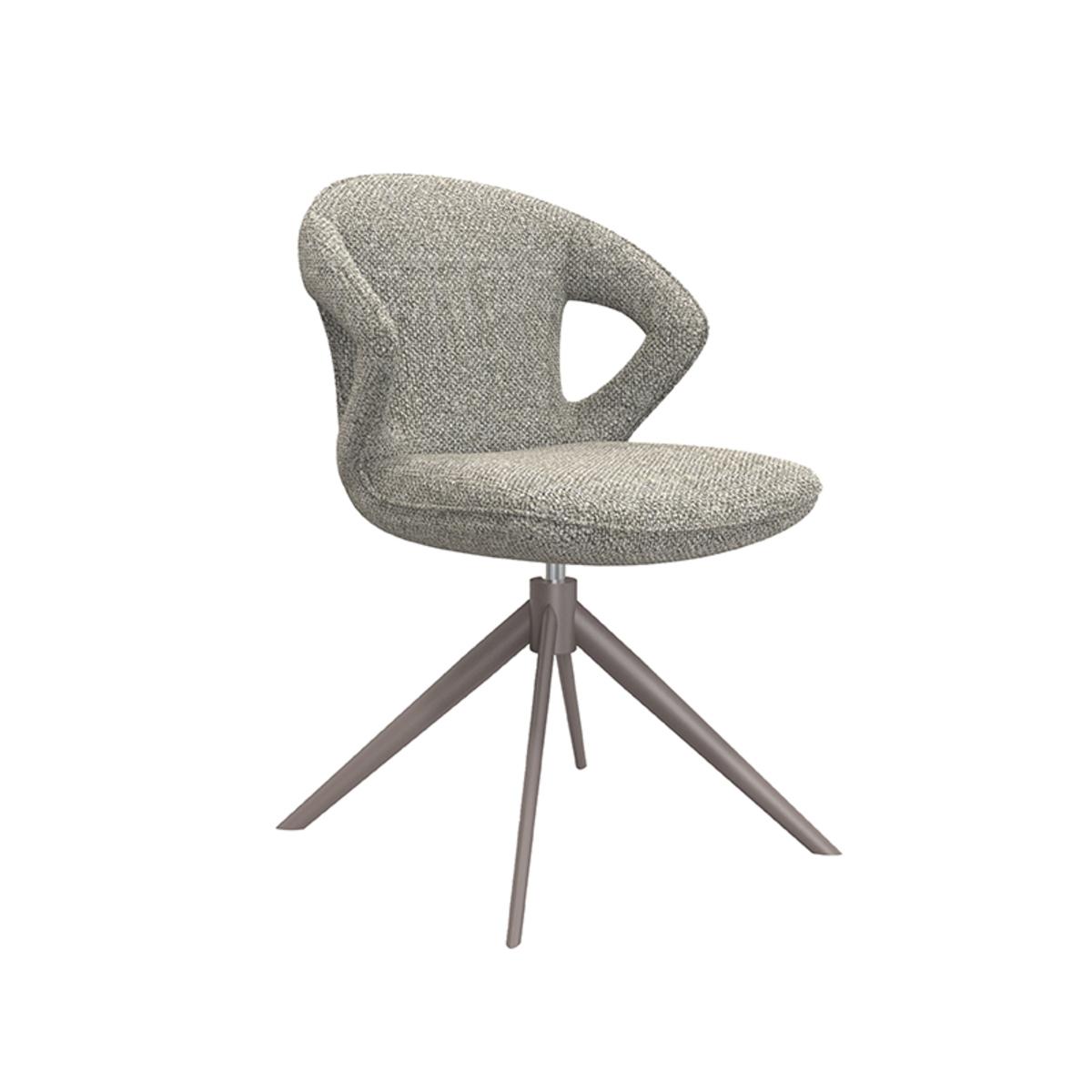  Eetkamerstoel Zurich - Truffel grijs - Boucle afbeelding 2