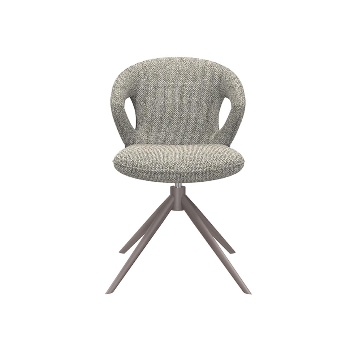  Eetkamerstoel Zurich - Truffel grijs - Boucle afbeelding 3