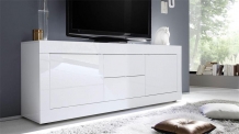 Tv meubel wit hoogglans 210 cm