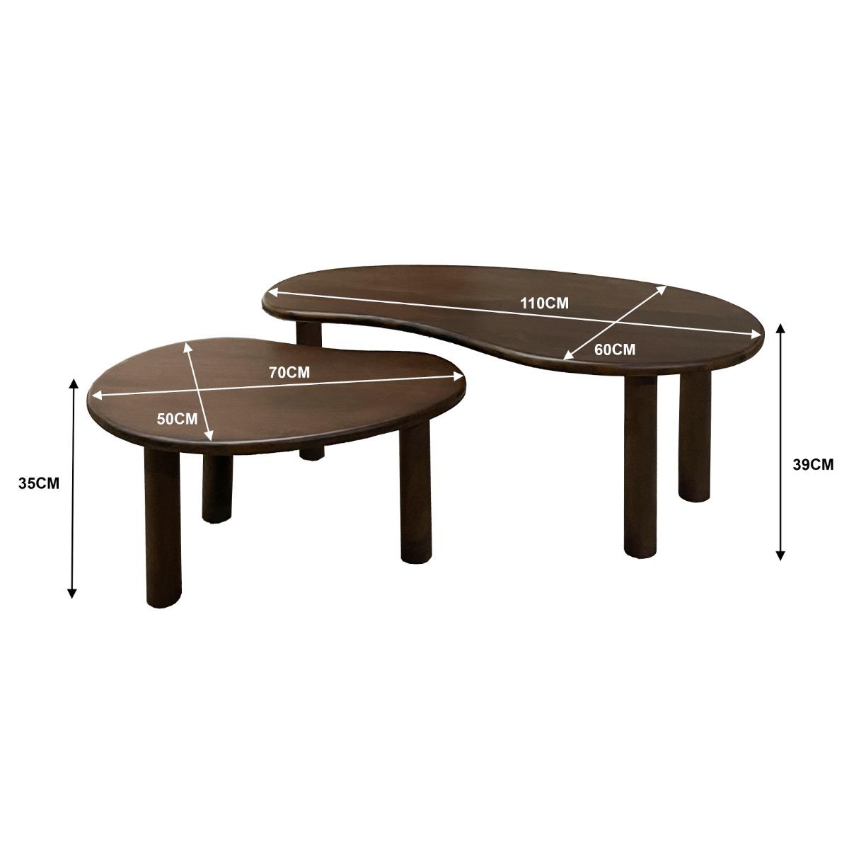 Brix Nubi Brown Set of 2 afbeelding 6