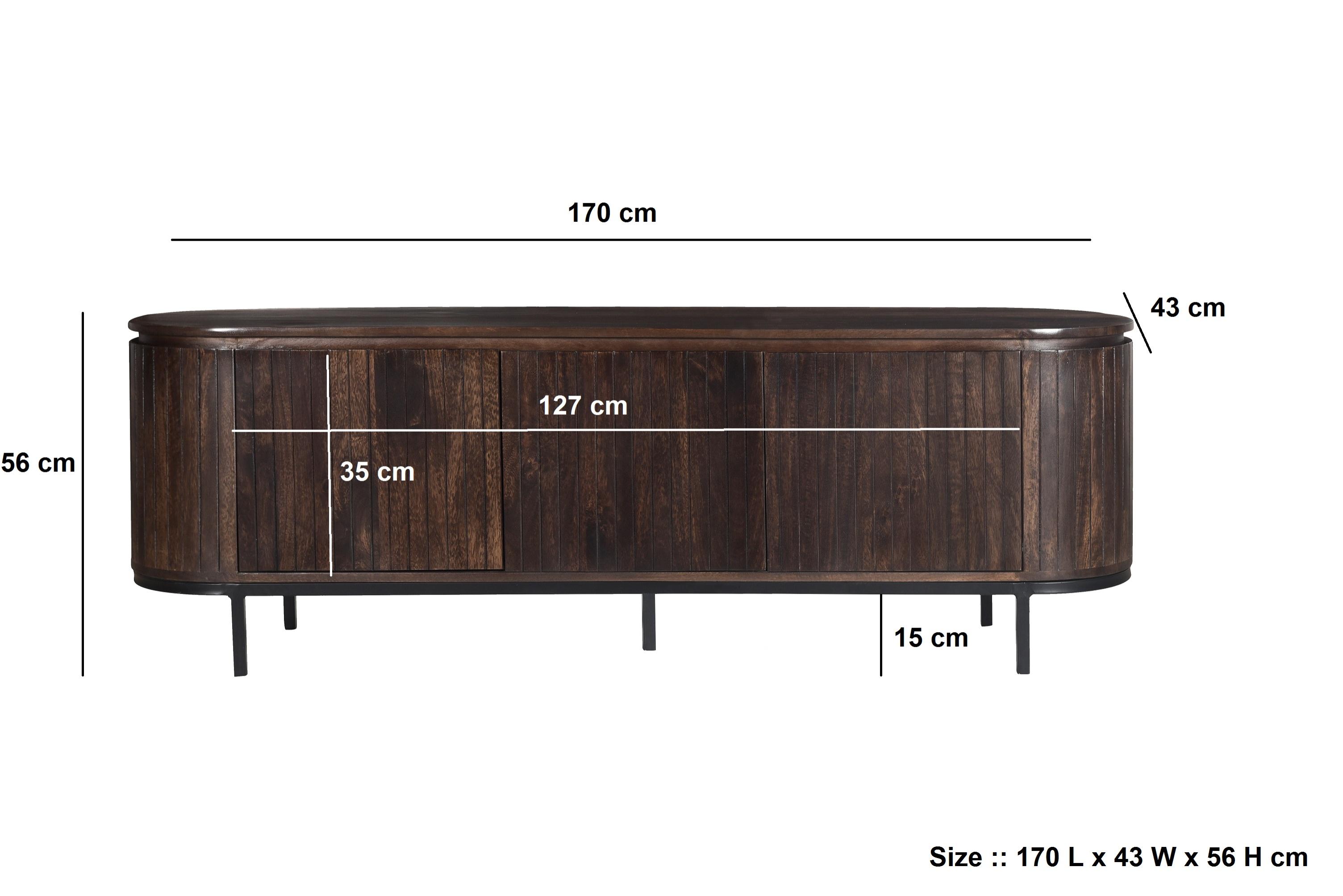 Noor Walnut 170cm afbeelding 3