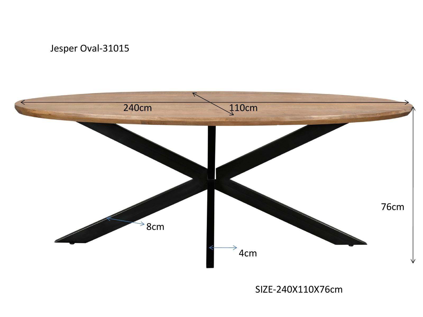 Jesper Oval 240 cm afbeelding 6