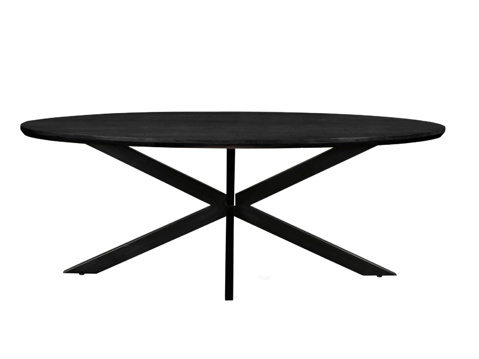 Jesper Oval Black 240 cm afbeelding 1