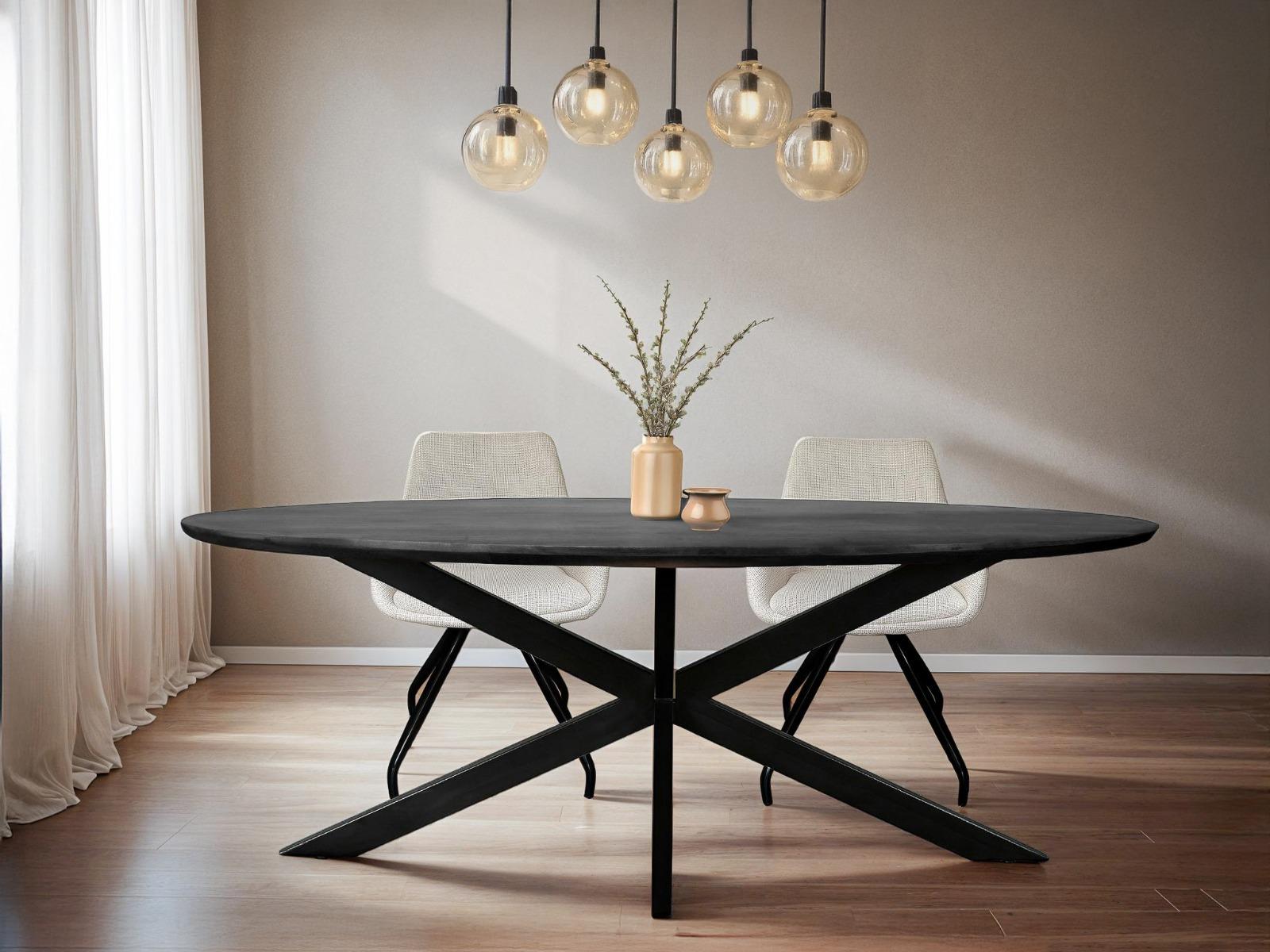 Jesper Oval Black 240 cm afbeelding 6
