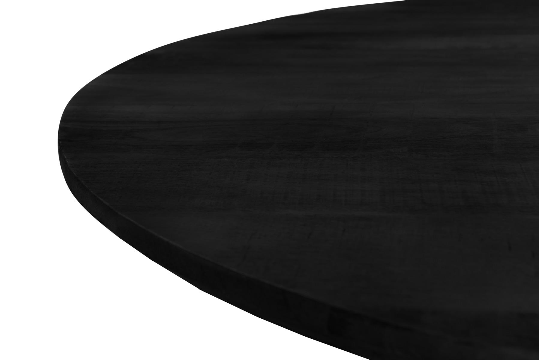 Jesper Round Black 120cm afbeelding 4