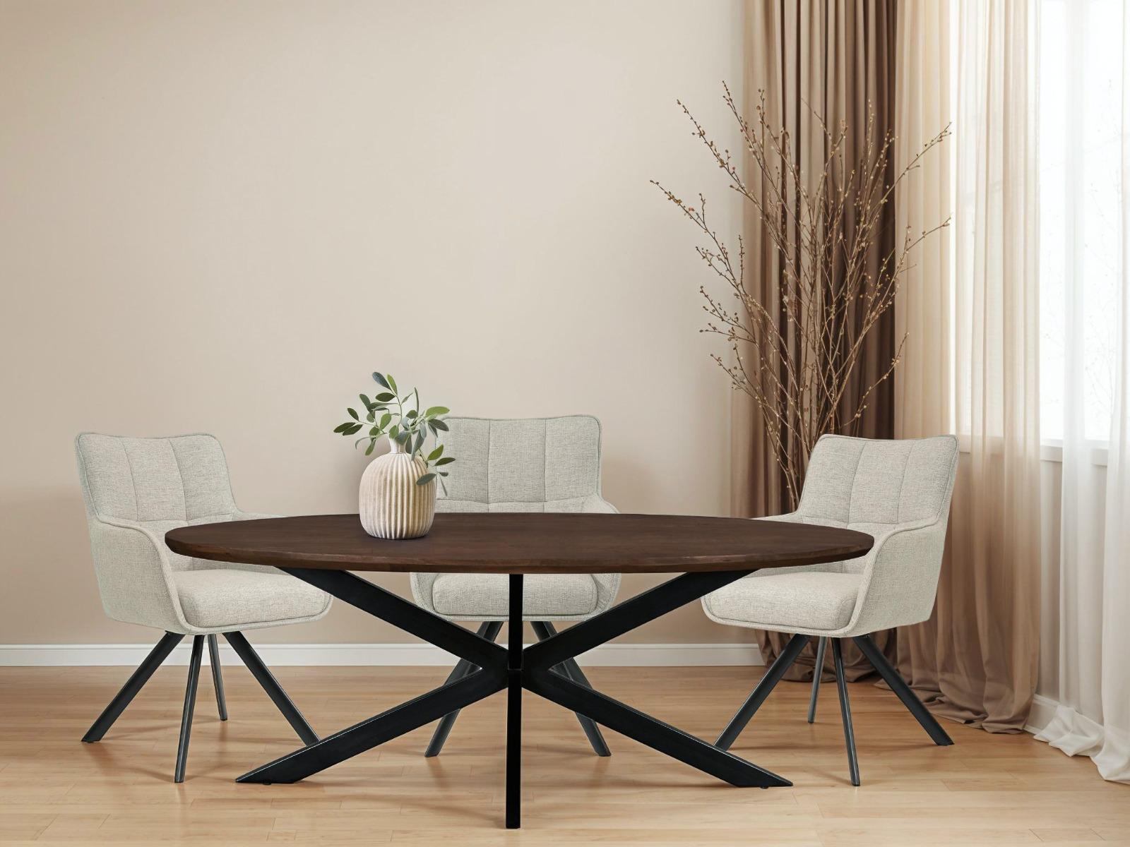 Jesper Oval Brown 240 cm afbeelding 6