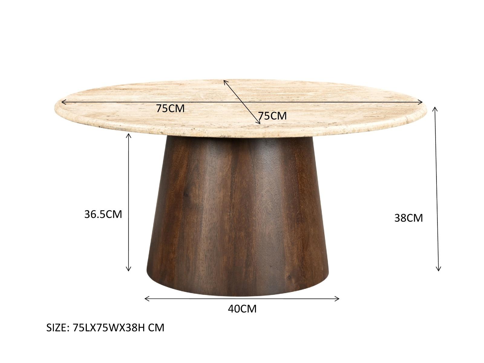 Brix Valentino Round 75cm afbeelding 5