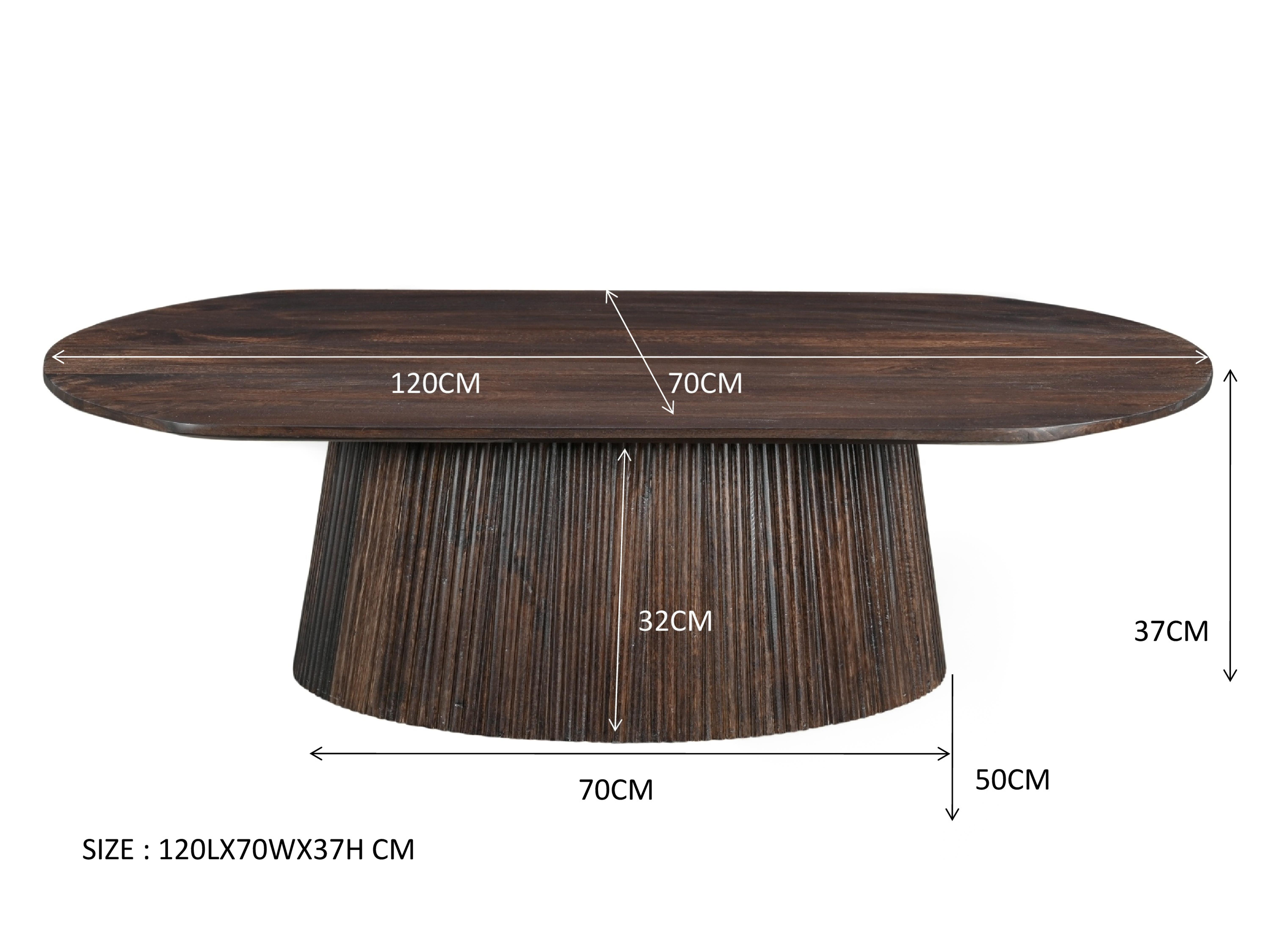 Salvator Walnut Oval 120 afbeelding 2