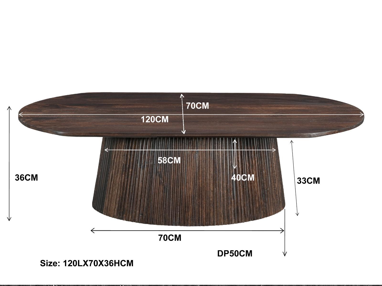 Salvator Walnut Oval 120 afbeelding 5