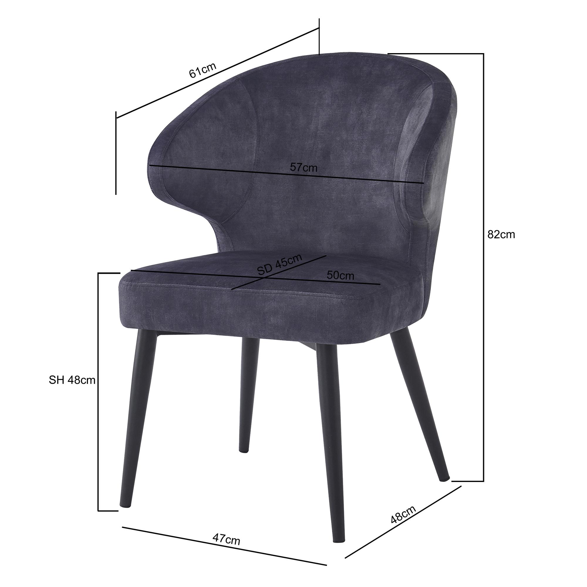 Donna Anthracite Velvet afbeelding 6