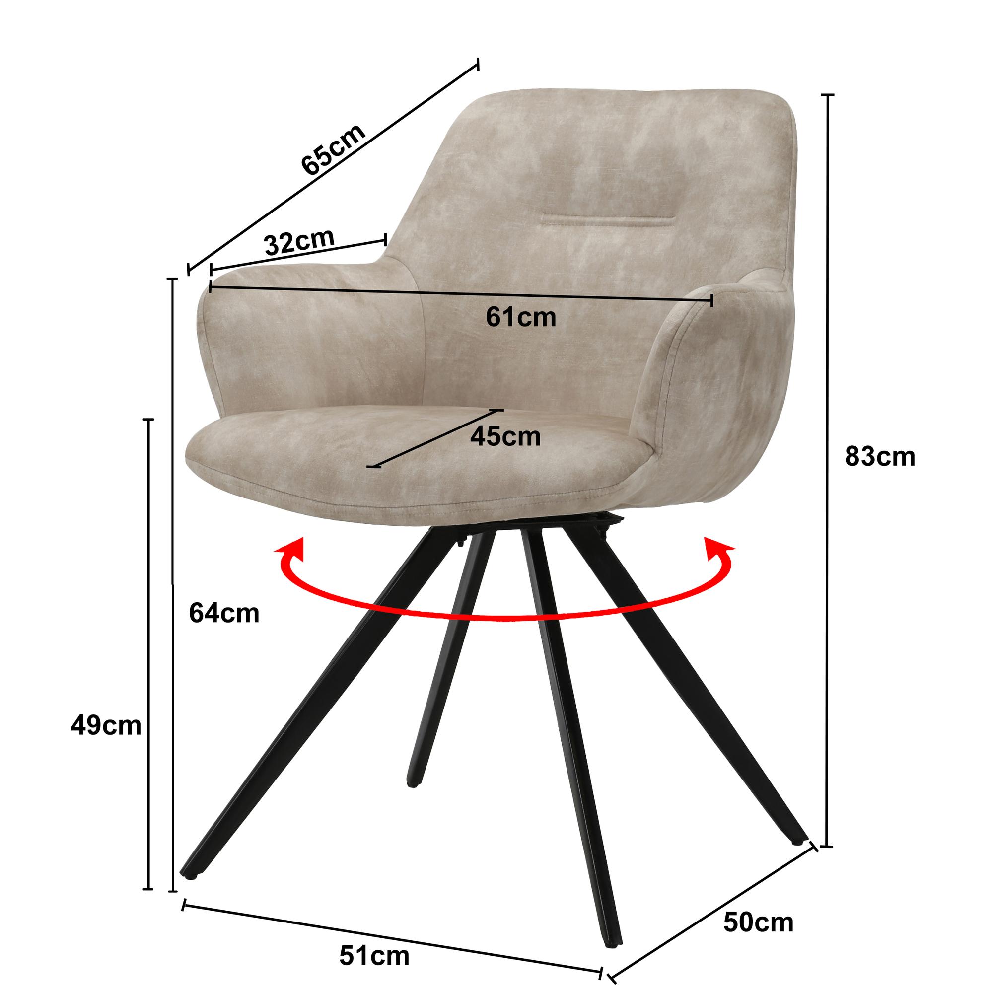 Doreen Beige Velvet afbeelding 6