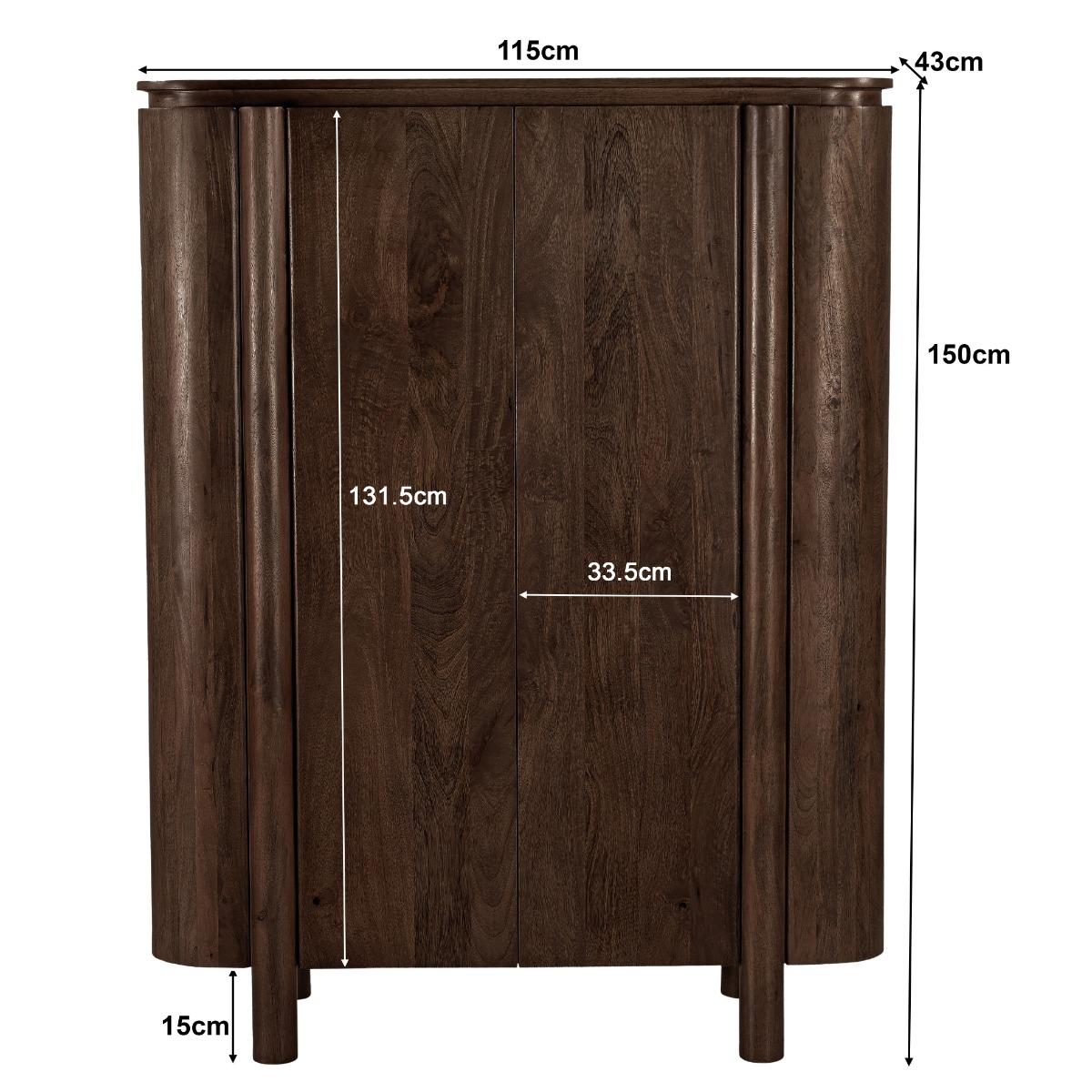 Salano Brown 150 cm afbeelding 4