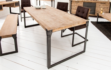 eettafel industrie look 200 cm