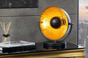 Studio tafellamp 40cm zwart/goud