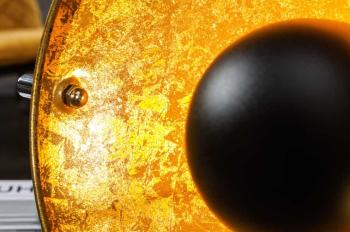 Studio tafellamp 40cm zwart/goud