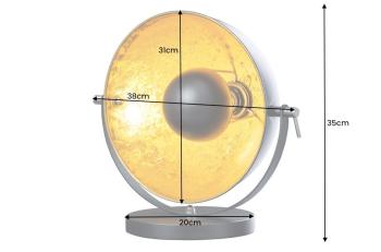 Studio tafellamp 40cm zwart/goud