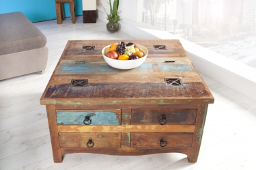 salontafel recycled hout