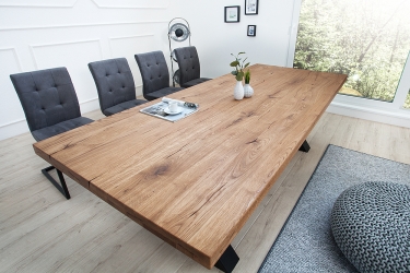 robuuste eiken eettafel 240 cm