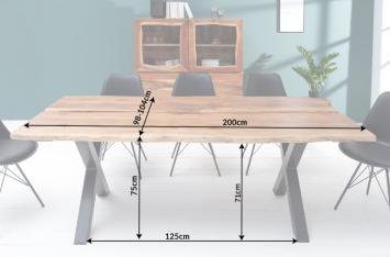 Eetkamertafel amazone acaciahout 200 cm