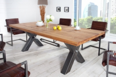 industriële eetkamertafel eiken 240 cm