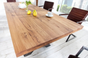 industriële eetkamertafel eiken 200 cm