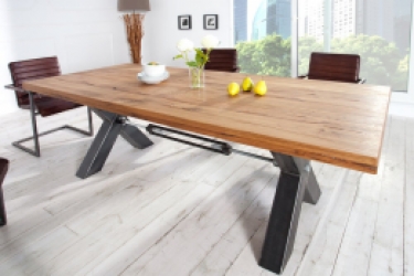 industriële eetkamertafel eiken 240 cm