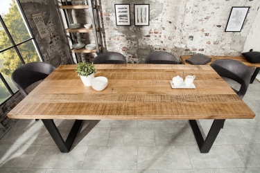 eettafel mangohout 200 cm