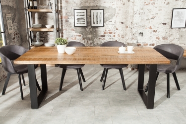 eettafel mangohout 160 cm