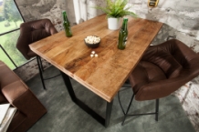 hoge bartafel mangohout 120 cm