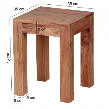 houten plantentafel acacia