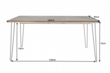 Spider acacia eettafel 160 cm