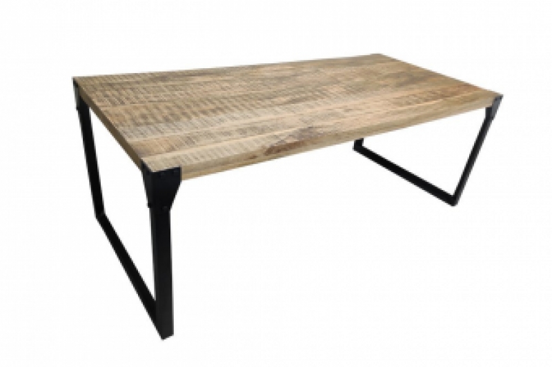 eettafel mango metaal 200 cm