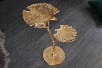 Bijzettafel Ginkgo Leaf goud