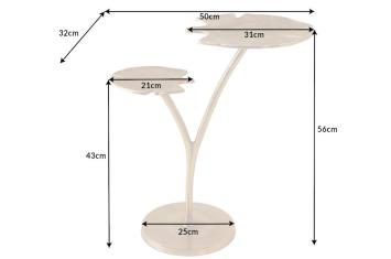 Bijzettafel Ginkgo Leaf goud