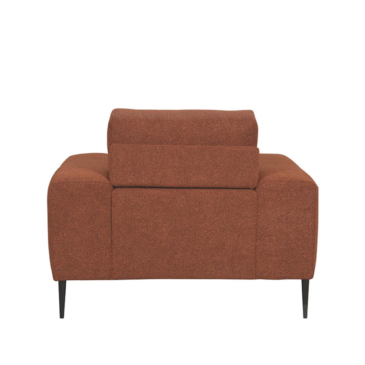  Bank Ferraro - Rust - Stof - 1-Zits afbeelding 4