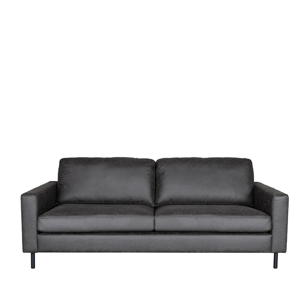  Bank Genua - Antraciet - Microfiber - 3-Zits afbeelding 1