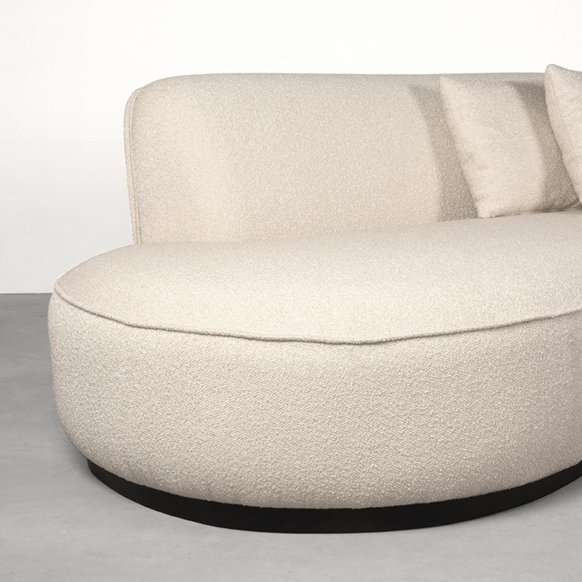  Bank Mori - Beige - Boucle afbeelding 3