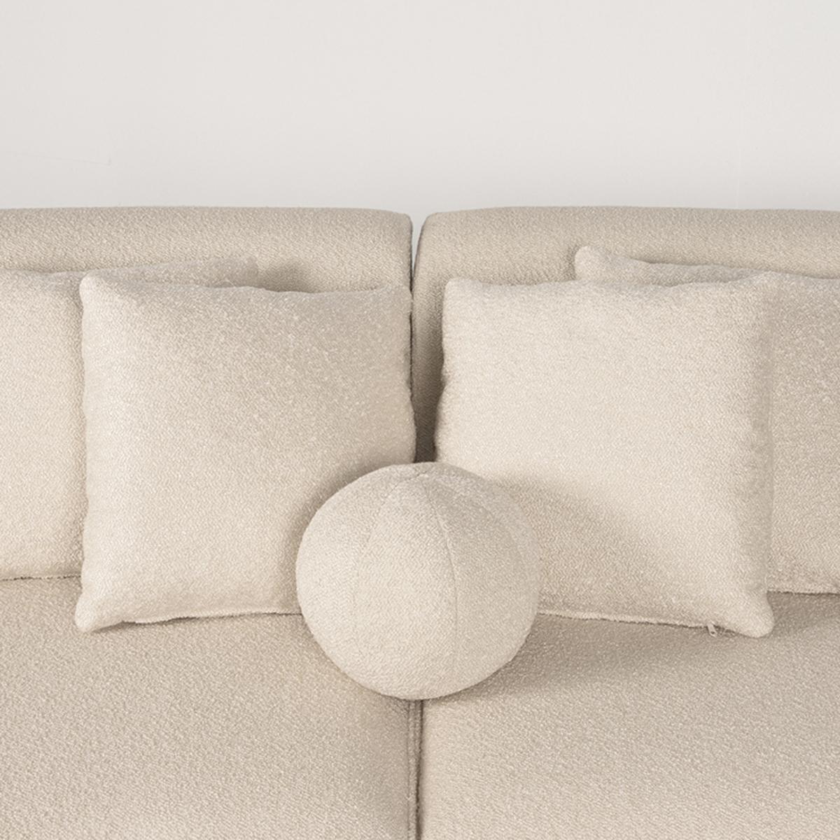  Bank Mori - Beige - Boucle afbeelding 4