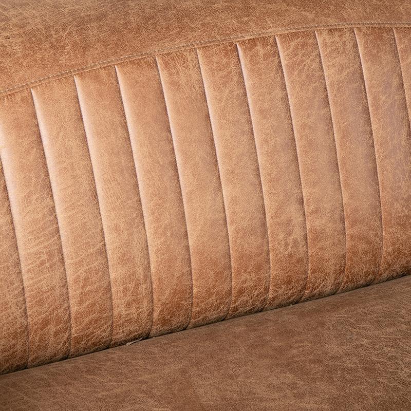  Bank Trento - Cognac - Microfiber - 3-Zits afbeelding 3