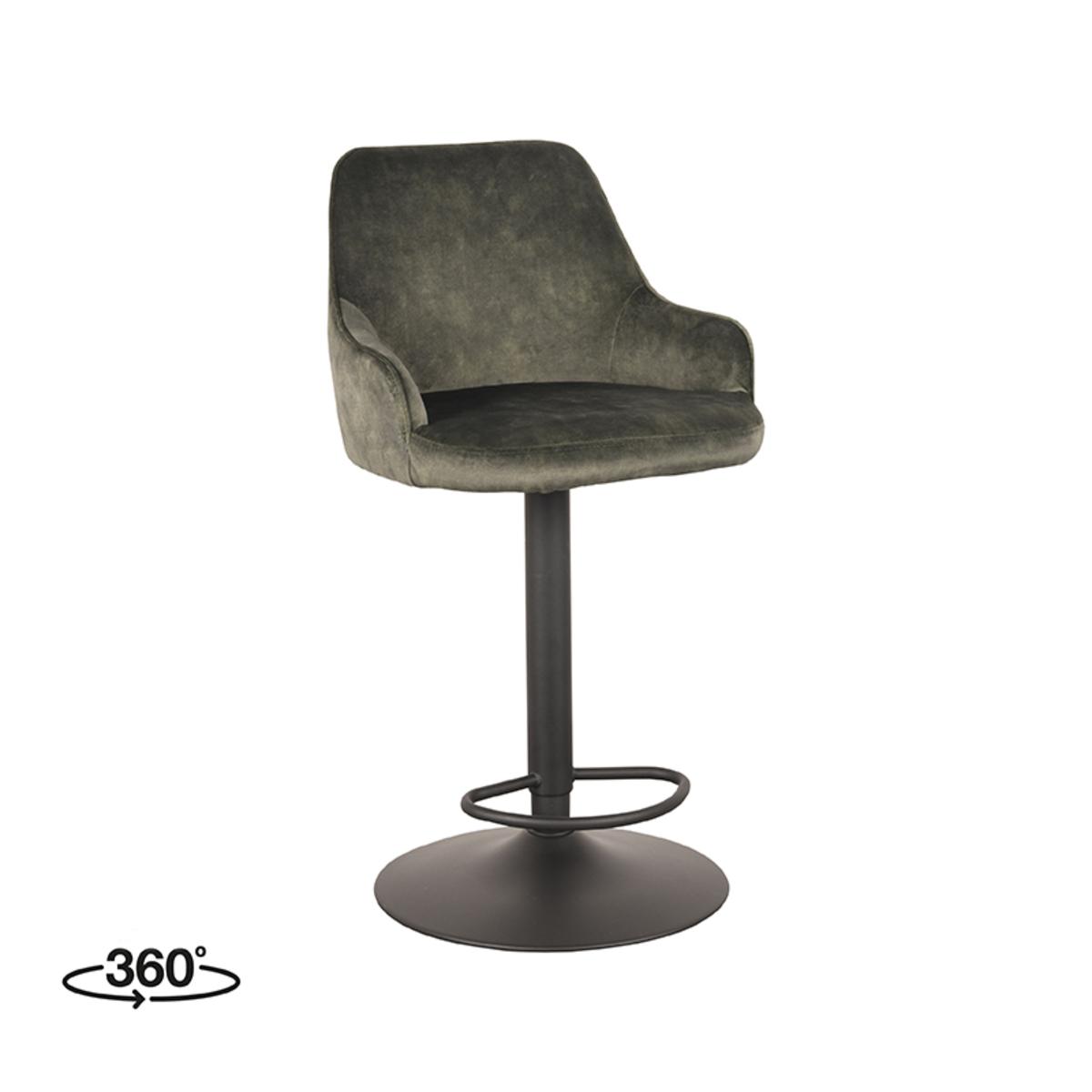  Barkruk Fender - Hunter - Velours afbeelding 1