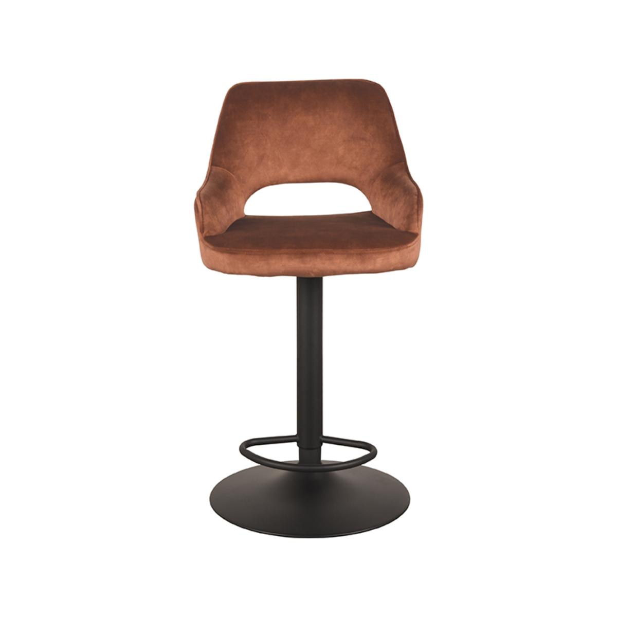  Barkruk Fer - Rust - Velours afbeelding 4