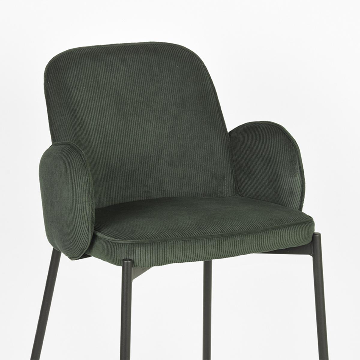  Barkruk Jari - Army green - Ribcord afbeelding 5