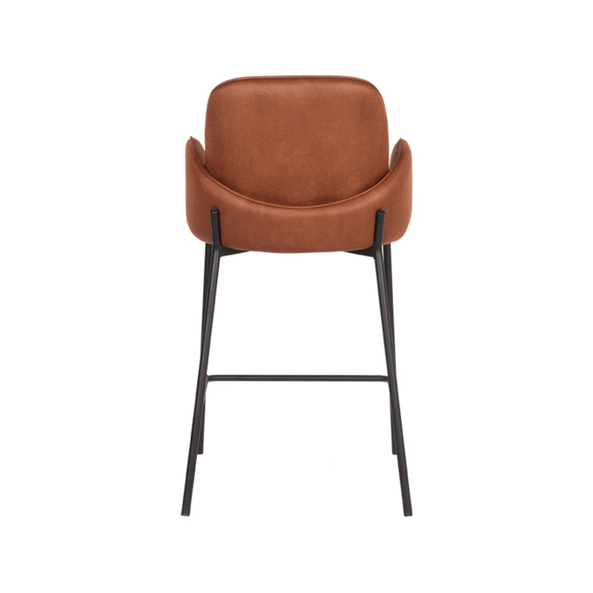  Barkruk Jari - Cognac - Microfiber afbeelding 4