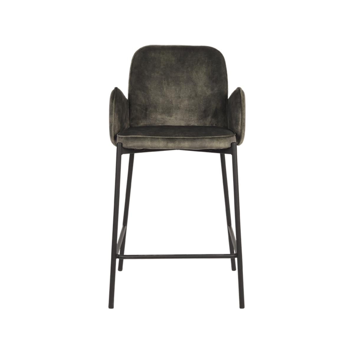  Barkruk Jari - Hunter - Velours afbeelding 2