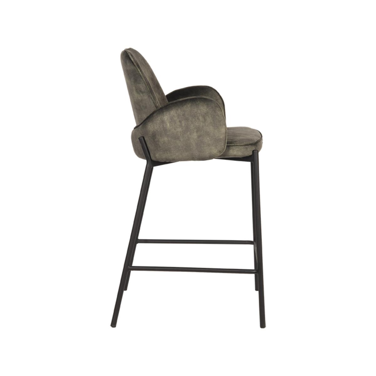  Barkruk Jari - Hunter - Velours afbeelding 3