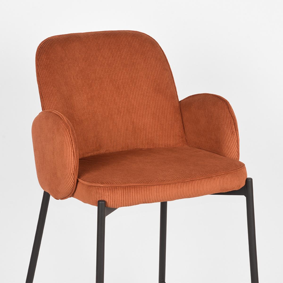  Barkruk Jari - Rust - Ribcord afbeelding 5