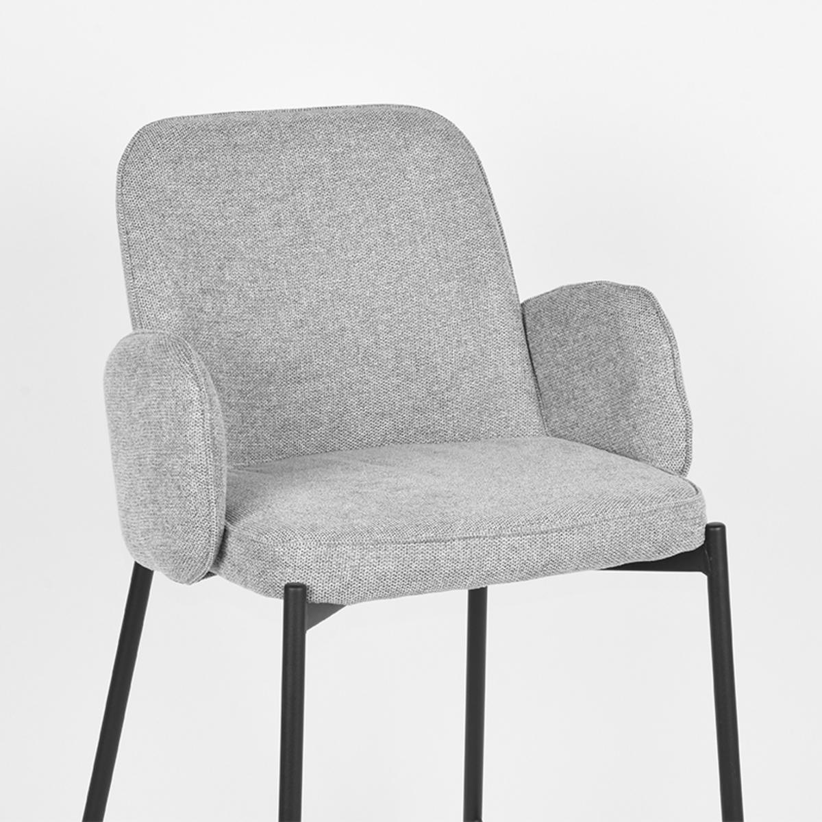  Barkruk Jari - Zinc - Stof afbeelding 5