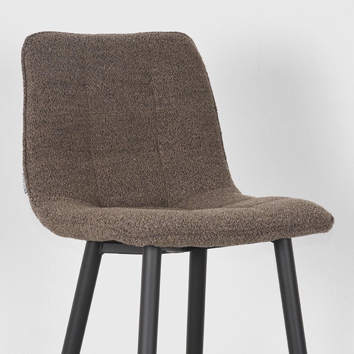  Barkruk Jelt - Bruin - Boucle afbeelding 5